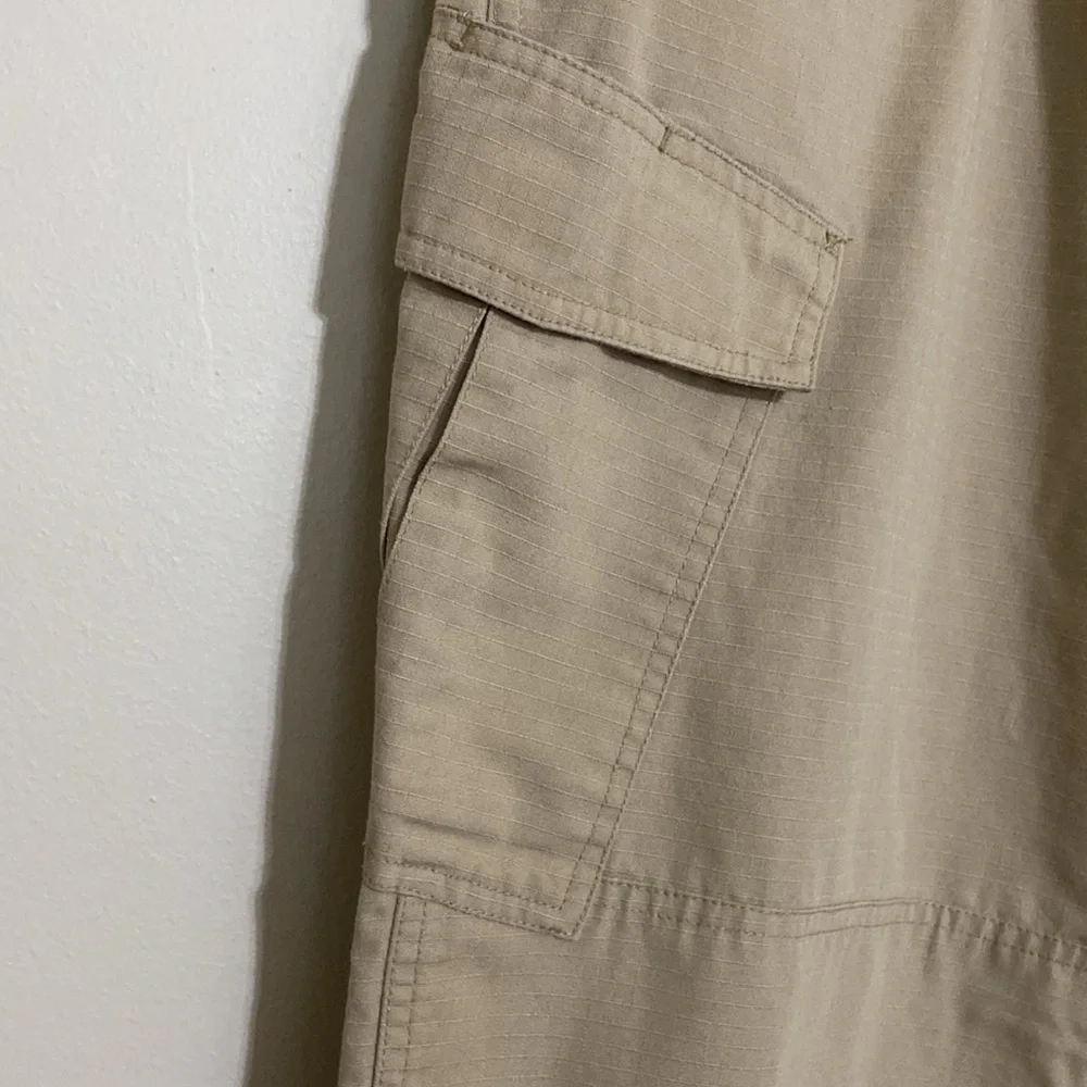 CQR Men's Cargo tactical Pants Tan hiking outdoor camping fishing 34X32 casual